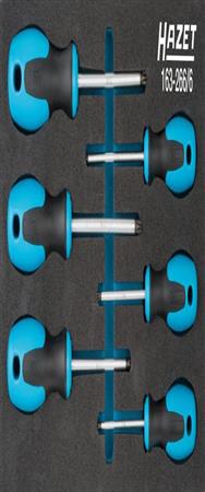 Jeu de tournevis d'atelier HAZET 8 pièces TORX