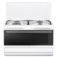 Amica SHEG 11557 W Cuisinière à gaz, 50cm, blanc