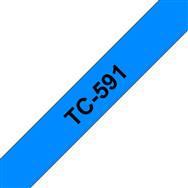 Brother TC591 - 9 mm x noir sur bleu