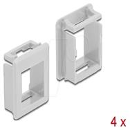 Support encliquetable pour plaque d'installation modulaire Delock