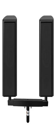 Guil LTA-08 - Adaptateur télescopique réglable pour 2 spots ou supports d'enceintes