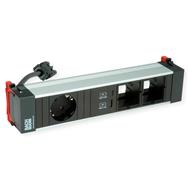 Bachmann POWER FRAME Medium 1x CEE7/7 2xCM 1xUSB A/C Charger