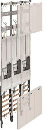 Panneau complet Hager ZL33W4N 3Z 3 points 1050 mm 3 champs