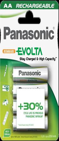 Panasonic 1x4 NiMH Mignon AA 1900 mAh rechargeable