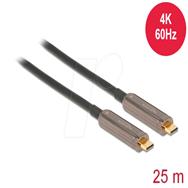 Câble audio/vidéo Delock - USB-C mâle 24 broches vers USB-C mâle 24 broches
