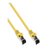 Câble de raccordement en ligne S/FTP Cat.8.1 jaune 0,25 m