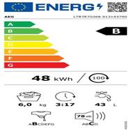 Electrolux LTR7E70268 Toplader B 1200U ProSteam