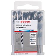 Bosch HSS-Spiralbohrer PointTeQ O 6mm x 93mm 10 StÃƒÂ¼ck ArbeitslÃƒÂ¤nge 57mm