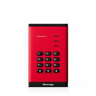 Disque dur iStorage diskAshur3 256 bits 1 To - Rouge