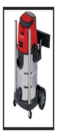 Aspirateur-chariot Einhell TE-VC 36/25 Li S-Solo - Sec et humide - 25 L - Filtre en mousse