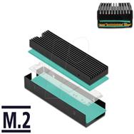 Dissipateur thermique pour disque SSD Delock