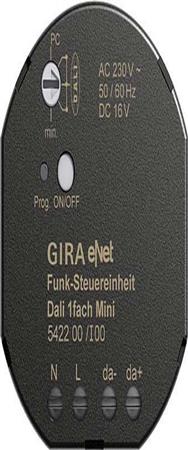 Unité de commande radio GIRA Mini DALI 542200