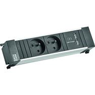 Bachmann power Frame 2xUTE 1xUSB Charge - Power Strip