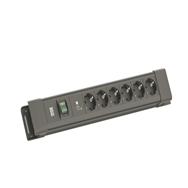 Bachmann CONNECTUS 6xCEE7/31xSPD-Plus 1xSchalter 2.0m CEE7/7 Schwarz