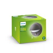 Philips myGarden June Wall Light 12W E27 P45 No-bulb - Outdoor wall lighting - Black - Aluminium - IP44 - Facade - Garden - Patio - II