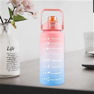 Extralink - Bouteille d'eau motivante verte et violette BUT-190 (2000 ml)