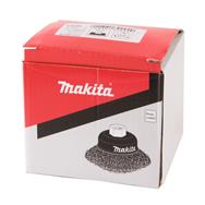 Brosse métallique coupe Makita pour bois dur, peinture, rouille, soudures