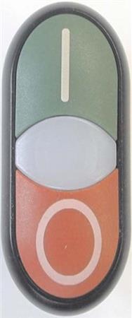 Bouton-poussoir double EATON M22-DDLF-GR-X1/X0