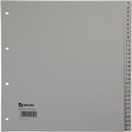Rexel Kunstst.Register A4 31tlg grau - Grau - 226 mm - 29.7 cm - 225 - 298 - 4