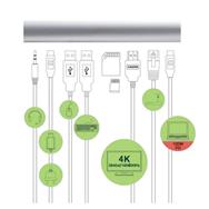 Techly Zusammenklappbares Laptop/Tablet 9 in 1