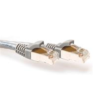 ACT Grey 7 meter SFTP CAT6A patch cable snagless with RJ45 connectors - 7 m - Cat6a - S/FTP (S-STP) - RJ-45 - RJ-45 - Grey