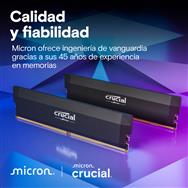 Crucial Pro OC Kit2 DDR5-6400U Noir - 64 Go - DDR5