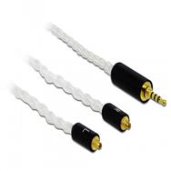 Câble de casque Delock - mini-jack mâle 4 pôles vers MMCX mâle