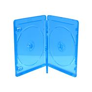 MEDIARANGE BOX38-4-30 - Jewel case - 4 discs - Blue - Transparent - Plastic - 120 mm - Dust resistant - Scratch resistant