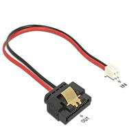Câble d'alimentation Delock - Alimentation SATA (R) verrouillée sur alimentation interne à 2 broches (F)