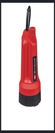 Einhell GE-SP 18 LL Li - Batterie - 0,8 bar - 4500 l/h - IPX8 - Noir - Rouge