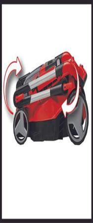 Einhell RASARRO 36/40 (2x4,0 Ah) - Tondeuse poussée - 500 m² - 40 cm - 2,5 cm - 7,5 cm