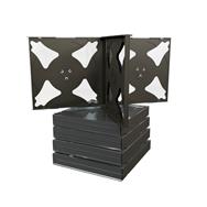 MEDIARANGE BOX34-6 - Jewel case - 6 discs - Black - Plastic - 120 mm - RoHS