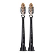 Philips A3 Premium All-in-One HX9092/11 2x Black sonic toothbrush heads - 2 pc(s) - Black - 3 month(s) - Soft - Rubber - Philips