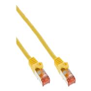 Câble de raccordement en ligne S/FTP PiMF Cat.6 250 MHz PVC CCA jaune 3 m