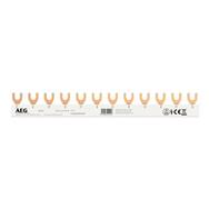 Jeu de barres à peigne AEG 4P 10 mm² 12 broches 4TQA750194R1012
