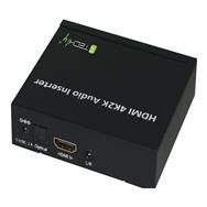 Techly IDATA-HDMI-AI4K - Black - 3840 x 2160 pixels - 10.2 Gbit/s - 192 kHz - HDMI - HDMI