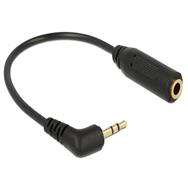 Adaptateur audio Delock - mini-jack stéréo 3,5 mm femelle vers micro jack stéréo mâle