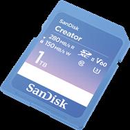 SanDisk Creator - Carte mémoire flash