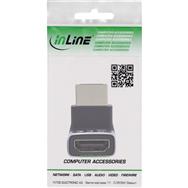 Adaptateur HDMI InLine A Stecker Buchse 90° oben 8K UHD 17991G - Adaptateur - Numérique/Affichage/Vidéo