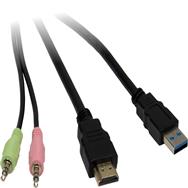 Inter-Tech IPC KVM Switch AC-21HUS HDMI 4K 60 Hz - Commutateur KVM