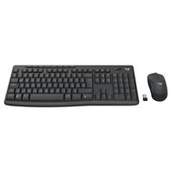 Logitech MK370 Combo for Business - Wireless - RF Wireless + Bluetooth - Mecha-membrane key switch - QWERTY - Graphite - Mouse included