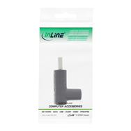 Adaptateur USB 3.2 Gen.2 InLine - USB-C mâle vers C femelle - coudé haut/bas