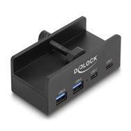 Hub Delock - 5 Gbit/s, externe, avec vis de verrouillage