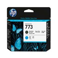 HP 773 Matte Black/Cyan DesignJet Printhead: For Z6600 Production Printer