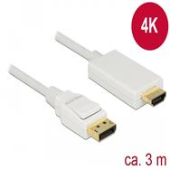 Câble adaptateur Delock - DisplayPort mâle vers HDMI mâle