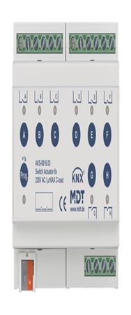 Actionneur de commutation MDT 8f 6TE REG 16A 230VAC charge C