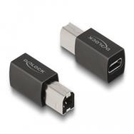 Adaptateur USB Delock - USB-C 24 broches (F) vers USB Type B (M)