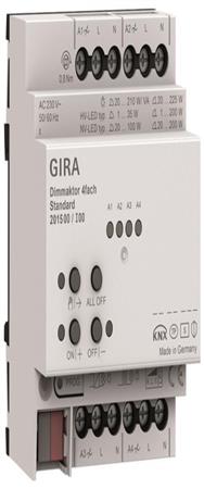Actionneur variateur GIRA 201500 4f REG Std KNX Secure