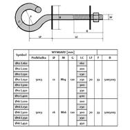 Crochet en acier Extralink 12/160 mm pour supports de suspension