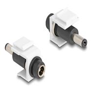 Adaptateur secteur Delock - Prise CC 5,5 x 2,1 mm (F) vers prise CC 5,5 x 2,5 mm (M)